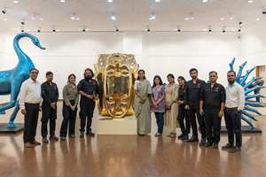 RADIANCE WITHIN Sculptures Exhibition By Renowned Sculptor Sunil Deore In Nehru Centre Art Gallery