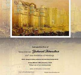 A Retrospective Celebration Of Yashwant Shirwadkar’s Artistry” In Jehangir