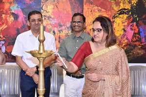 MEDITATION Art An Instrument Solo Show Of Paintings By Renowned Artist Sanjay Sable In Jehangir
