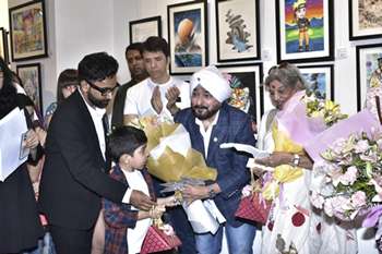YELLOW CANVAS 2024- 4th Edition Of Group Art Exhibition Coordinated By Mr. Sohan Kumar Choudhary In Kamalnayan Bajaj Art Gallery