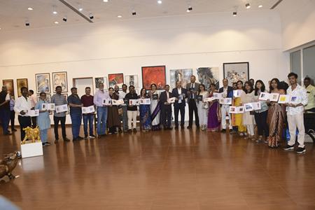 ART CONTINUUM National Art Exhibition Organized By Artival Foundation At Nehru Centre Art Gallery