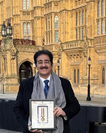 Sandeep Marwah Becomes First Indian To Receive Eighth Honor In British Parliament