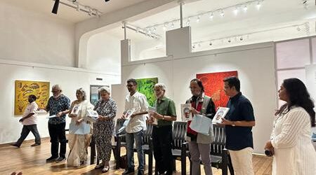 ECHOES OF METAPHOR Solo Show Of Paintings By Renowned Artist Santosh More In Jehangir Art Gallery