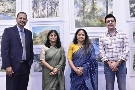 LANDSCAPES OF THE SOUL An Exhibition of Paintings by JESAL DALAL, HEMALI SHAH in Nehru Centre Art Gallery