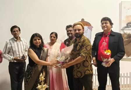 “Within” Solo Show By Contemporary Artist Maitrry P. Shah In Nehru Centre Art Gallery