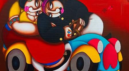 “INCREDIBLE LIFE STYLE OF INDIAN BABUMOSHAI” Solo Show Of Paintings By Pintu Paul At Jehangir Art Gallery