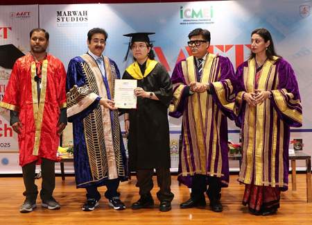 AAFT Celebrates Convocation Of Its 124th Batch At Marwah Studios
