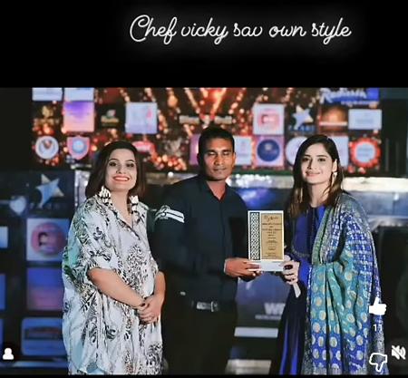 Indian Masters Chef Vicky Sav Own Style  Unique Recipe Signature Dish Has The Distinction Of Working With Many  Popular Restaurants