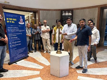 “IN THE FACE OF IT ALL”, Solo Exhibition Of Sculptures By Dr. Venkata At Jehangir Art Gallery