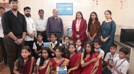 Chingari Shakti Foundation And Team Sigma Inaugurated 22nd AI  And Robotic Lab  At  Divine Child High School, Indira Nagar, Malad East