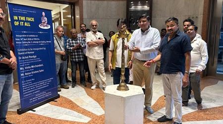 “IN THE FACE OF IT ALL”, Solo Exhibition Of Sculptures By Dr. Venkata At Jehangir Art Gallery