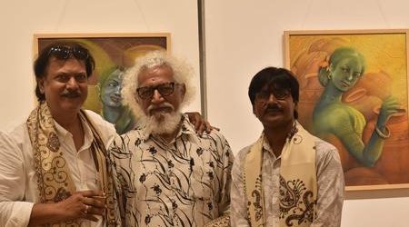 “UTSRIJI” A Group Show Of Paintings By 10 Contemporary Renowned Artists At Jehangir Art Gallery