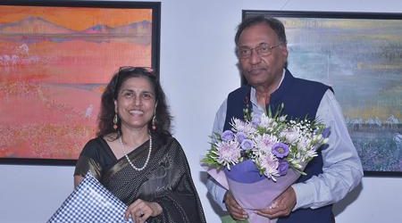 “WHISPERS IN THE WILD” An Exhibition Of Paintings By Vyoma Parikh At Jehangir Art Gallery