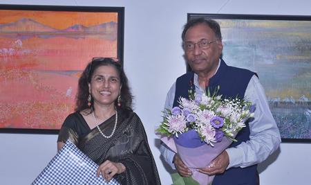 “WHISPERS IN THE WILD” An Exhibition Of Paintings By Vyoma Parikh At Jehangir Art Gallery